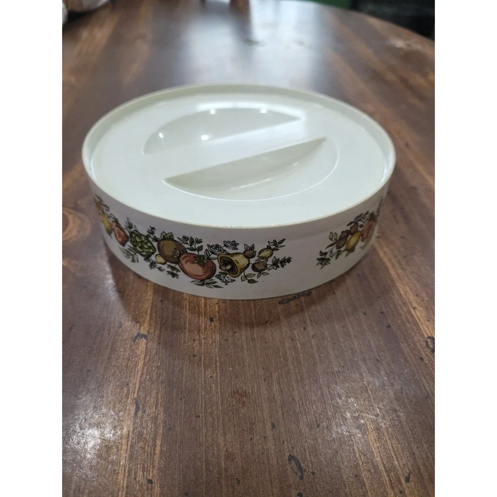 Vintage Corning Ware Pyrex Spice of Life Canister Jar Lid Only